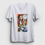 Presmono Team Film Geleceğe Dönüş Back To The Future Beyaz Unisex T-shirt