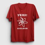 Presmono Team Sheldon The Big Bang Theory Beyaz Unisex T-shirt