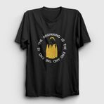 Presmono The Beginning Dark Siyah Unisex T-shirt