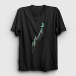 Presmono To The Moon Bitcoin Siyah Unisex T-shirt