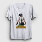 Presmono Unisex Beyaz Cover Pubg T-Shirt - L