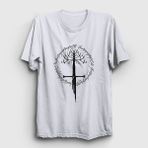 Presmono Unisex Beyaz Narsil Yüzüklerin Efendisi The Lord Of The Rings T-Shirt - 4XL