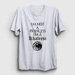 Presmono Unisex Beyaz Princess Game Of Thrones T-Shirt - 2XL