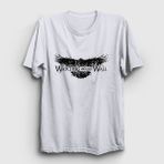 Presmono Unisex Beyaz Watchers Game Of Thrones T-Shirt - XS