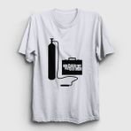 Presmono Unisex Cgun Film No Country For Old Men Beyaz T-Shirt