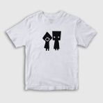 Presmono Unisex Çocuk Six And Mono Little Nightmares Beyaz T-Shirt