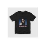 Presmono Unisex Çocuk Siyah Poster Jisoo Blackpink T-shirt tt