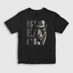 Presmono Unisex Çocuk Zaraki Kenpachi Anime Bleach Siyah T-Shirt