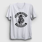 Presmono Unisex Eskişehir Sons Of Anarchy Beyaz T-Shirt