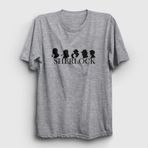 Presmono Unisex Evolution Sherlock Holmes Gri T-Shirt