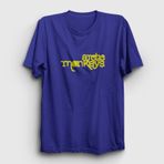 Presmono Unisex Five Arctic Monkeys Mor T-Shirt