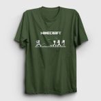 Presmono Unisex Haki Arrows Minecraft T-Shirt - 2XL