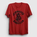 Presmono Unisex Kırmızı Istanbul Sons Of Anarchy T-Shirt - 3XL