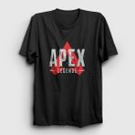 Presmono Unisex Logo Apex Legends Siyah T-Shirt
