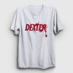 Presmono Unisex Logo Dexter Beyaz T-Shirt