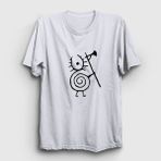 Presmono Unisex Logo Heilung Beyaz T-Shirt