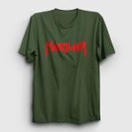 Presmono Unisex Logo Manowar Haki T-Shirt