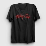 Presmono Unisex Logo Mötley Crüe Siyah T-Shirt