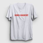 Presmono Unisex Logo Sons Of Anarchy Siyah T-Shirt