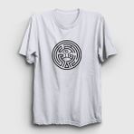 Presmono Unisex Maze Westworld Beyaz T-Shirt