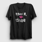 Presmono Unisex Next Ariana Grande Siyah T-Shirt