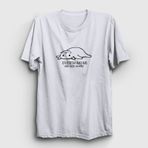 Presmono Unisex Overthinking Cat Kedi Siyah T-Shirt