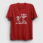 Presmono Unisex Sans Papyrus Undertale Mor T-shirt
