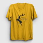 Presmono Unisex Sarı Baratheon Game Of Thrones T-Shirt - XL