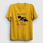 Presmono Unisex Sarı Mother Of Dragons Game Of Thrones T-Shirt - 4XL