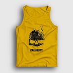 Presmono Unisex Sarı Skull Call Of Duty Atlet