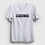 Presmono Unisex Scorpions Beyaz T-Shirt