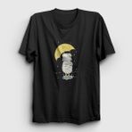 Presmono Unisex Sheep And Rain Kuzu Siyah T-Shirt