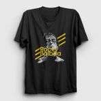 Presmono Unisex Siyah Balboa Film Rocky T-Shirt - XS