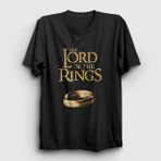 Presmono Unisex Siyah Cover Yüzüklerin Efendisi The Lord Of The Rings T-Shirt