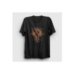 Presmono Unisex Siyah Crete Led Zeppelin T-shirt tt