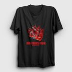 Presmono Unisex Siyah Hit Anime One Punch Man T-Shirt - 5XL