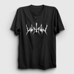 Presmono Unisex Siyah Logo Metal Müzik Watain T-Shirt