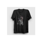 Presmono Unisex Siyah Mask Anime Film Princess Mononoke T-Shirt tt