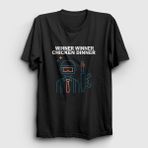 Presmono Unisex Siyah Neon Pubg T-Shirt - 4XL