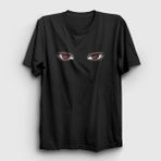 Presmono Unisex Siyah Sharingan Anime Naruto T-Shirt - XS