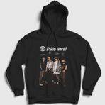 Presmono Unisex Siyah Signs Tokio Hotel Kapüşonlu Sweatshirt