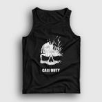 Presmono Unisex Siyah Skull Call Of Duty Atlet