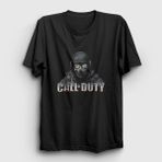 Presmono Unisex Siyah Soldier Call Of Duty T-Shirt - 2XL