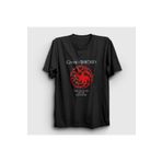 Presmono Unisex Siyah Targaryen Game Of Thrones T-shirt tt
