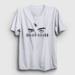 Presmono Unisex Spider Billie Eilish Gri T-shirt