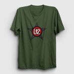 Presmono Unisex Star U2 Mavi T-shirt