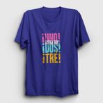 Presmono Uno Dos Tre Green Day Siyah Unisex T-Shirt