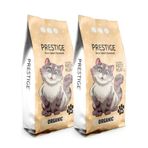 Prestige 2x10 lt Doğal Kokusuz Bentonit İnce Taneli Topaklaşan Kedi Kumu