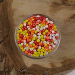 Prestij Boncuk Abc Kum Boncuk Karışık 4 mm 500 Gram 6/0 - Mix 5