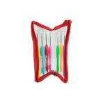 Prestij Boncuk Çantalı Ekonomik Silikon Saplı Tığ Seti 7 Farklı Numara 2mm-2.5mm-3mm-3.5mm-4mm-4.5mm-5mm